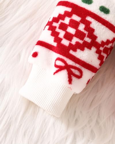 Image of Jecson Toddler Girl Clothes Baby Girl Fleece Hoodie Outfits Thick Thermal Winter Leggings 2Pcs Clothing Sets 6M-4T