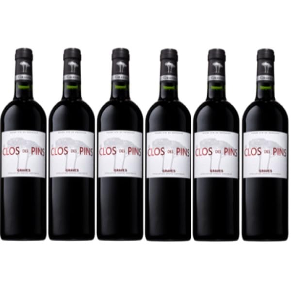 Clos des Pins Graves AOC Rotwein, Château Haut Bergeron, Jahrgang 2023, 6 x 75cl Flaschen.