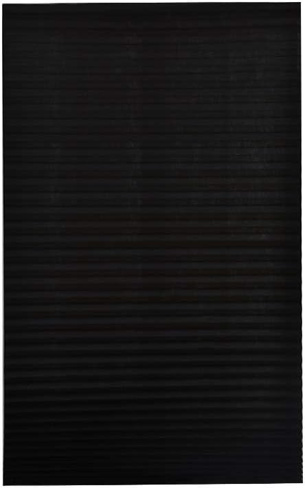 Morelian Blackout Pleated Window Shades Window Blind Blackout Light Block Cordless Black