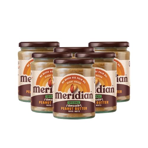 Meridian Organic Peanut Butter Smooth No Salt 280g - Pack of 6 image 3