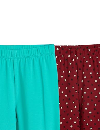 Image of Amazon Brand - Symbol Girl's Cotton Jersey Stretchable Leggings | Ankle Length | Aged 2-14 Years