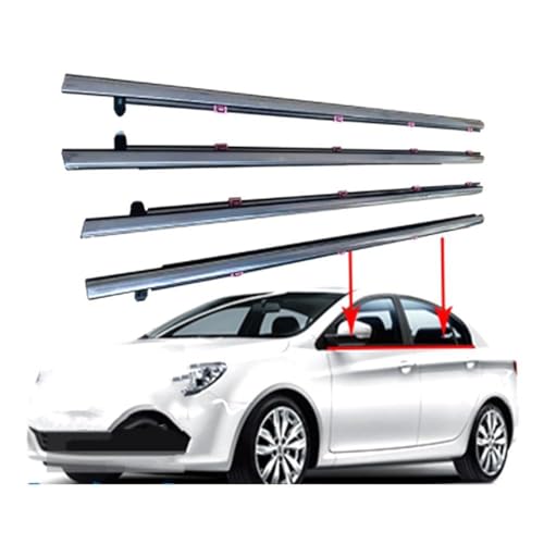 Joint d'étanchéité de vitre de voiture noir pour Accord 9 2014-2016