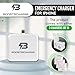 Boostrcharge Emergency Charger for iPhone (10 Pack), Single-Use, Pre-Charged, Disposable, for Power Outages, Natural Disasters, Partying & Rave Essential, Travel Must Have