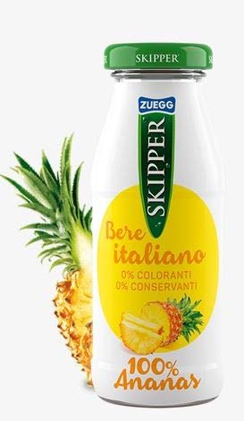 ZUEGG skipper ananas confezione da 24 bottiglie di vetro da 200 ml