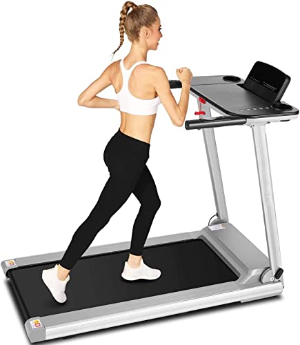 ancheer 2 in 1 folding treadmill monitor