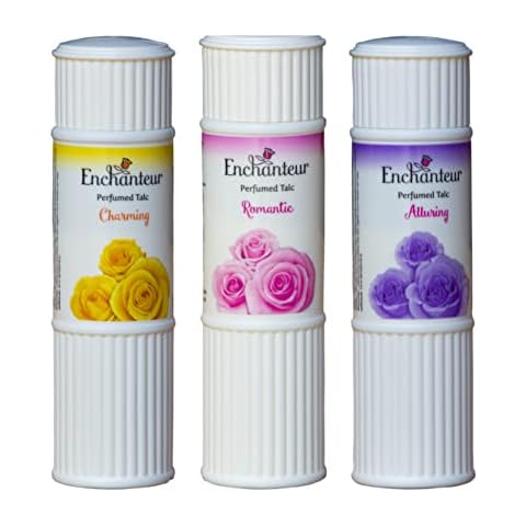 Enchanteur Perfumed Body Talcum Powder Charming, Romantic & Alluring Scent (Pack of 3 X 100 g.) by Enchanteur Cover