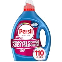 Persil Intense Fresh Everyday Clean, Liquid Laundry Detergent, High Efficiency (HE), Deep Stain Removal, Ultra Concentrated, 82.5 fl oz, 110 Loads