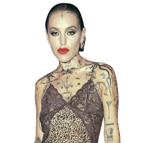 Brooke Candy (Long Dress) Medio cuerpo Buddy Cutout