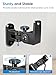 Speaker Wall Mounts, 2 Packs Universal Mounting Bracket for Small Bookshelf Speakers, Vertical 120°, Horizontal 180°Adjustment, Compatible with Bose, JBL, KEF,Sony & Others, Hold up to 32 lbs