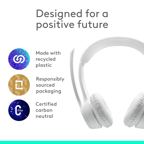 (Refurbished) Logitech Zone 300 Wireless Bluetooth Headset with Noise-Cancelling Microphone, Compatible with Windows, Mac, Chrome, Linux, iOS,... - Image 7