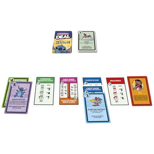Monopoly Deal édition Disney Stitch Jeu de Cartes Version française - vue 3