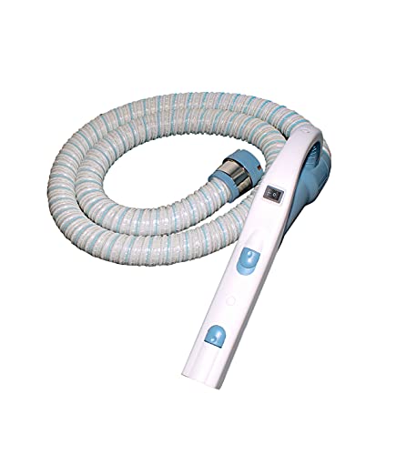Buy 1 get 1 🔥 Electric Vacuum Hose with Pistol Grip Swivel Handle Compatible with Aerus Electrolux Lux Legacy Epic - White/Blue - By LifeSupplyUSA