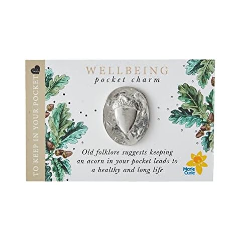 Marie Curie Wellbeing Acorn Pocket Charm Cover