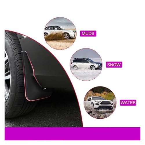 Guardabarros coche Dodge Ram 1500 2019-2023 para ruedas delanteras y traseras 5