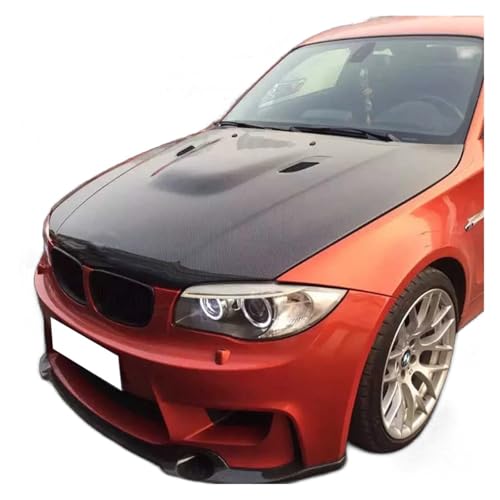 Capó de fibra de carbono para BMW Serie 1 E82 E87 estilo 1M coupe 6