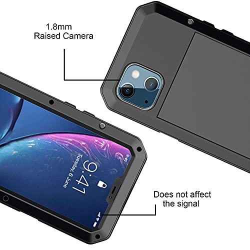 Coque iPhone 13 Mini durable armure de protection robuste en métal