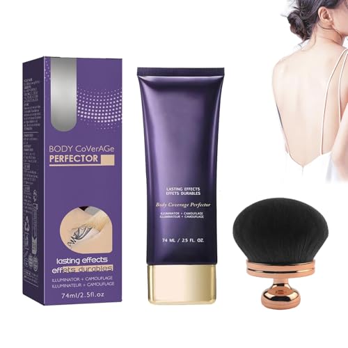 All over Complexion Perfector,Body Coverage Perfector,tattoo cover up makeup up makeup proof,body makeup brush,Transfer-Resistant Body Makeup,Long Last Body Foundation 74 ml/One Size