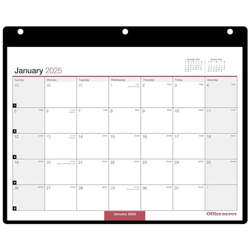 2025 Office Depot Monthly Wall Calendar, 11