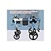 4 Wheels Pet Wheelchair for Front Back Legs, All Dog Breed Dog Full Support Assist Treadmill, Adjustable Portable Leg Braces Wheel Chair(Large)