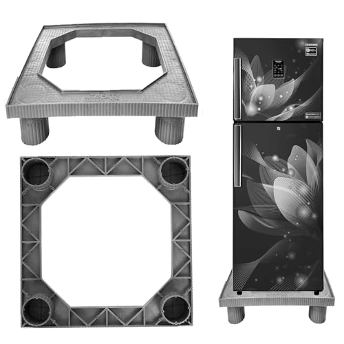 Image of Heavy Duty Refrigerator Stand Double Door /Single Door Stand /Washing Machine Stand /Dishwasher Stand Square Shape (Multi-Color)
