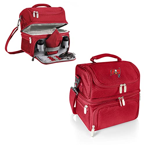 Image of PICNIC TIME NFL unisex-adult NFL Pranzo Lunch Bag, Insulated Lunch Box with Picnic Set, Lunch Cooler Bag