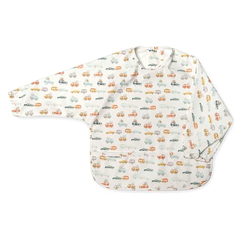 Bavoir manches longues bébé Loulou Lollipop lavable pour éviter les taches de nourriture