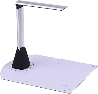 Document Scanning Camera A4 Portable High Speed USB Book Picture Document Camera Scanner 5 Mega-pixel HD High-Definition Max With OCR Function LED Light