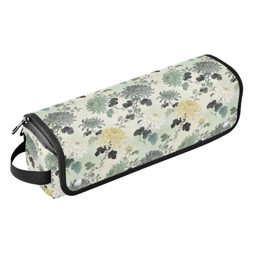 Organizador de herramientas para cabello 2 en 1 con tapete para plancha, soporte para rizador y bolsa de viaje para planchas, rizadores, y herramientas de peinado miniatura 1
