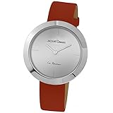 Gehäuse aus massiv Edelstahl JACQUES LEMANS Damenuhr La Passion Lederarmband massiv Edelstahl 1-2031D
