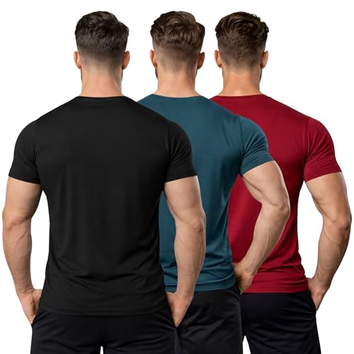 Image of 3Colours RGB Active Fit T-Shirt - Lightweight Polyester Sportswear-Bull