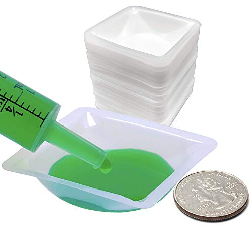Pure Ponta Weigh Boats Small | 125 Pack 7ml Weighing Boats Measuring