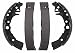 Wagner QuickStop Z754 Brake Shoe Set, Rear