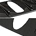 Spec-D Tuning Carbon Fiber Painted ABS Shark Fin Vortex Generator Compatible with 2015-2021 Subaru Impreza WRX STI Models