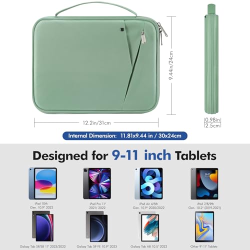 Image of MoKo 9-11 Inch Tablet Sleeve Carry Case Padded Protective Bag with Handle
