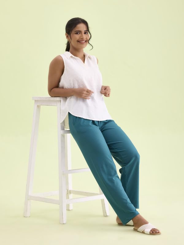 Image of GO Colors Women Rib Pant