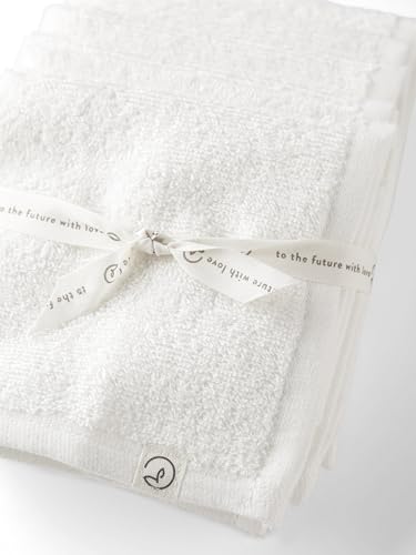 Image of little planet by carter's Baby 6-pack Organic Cotton Wash Cloths, Cream, OSZ