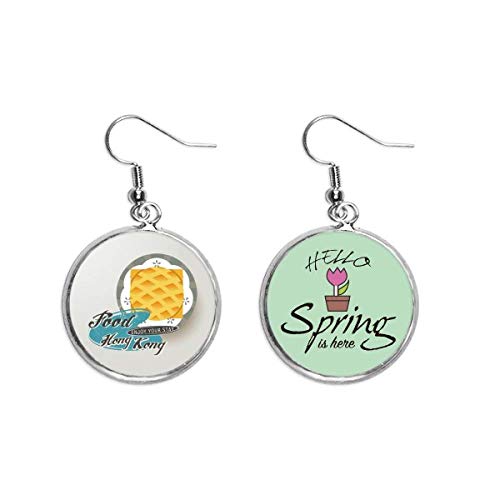Pendientes de primavera estilo Hong Kong el regalo ideal con colgante de China