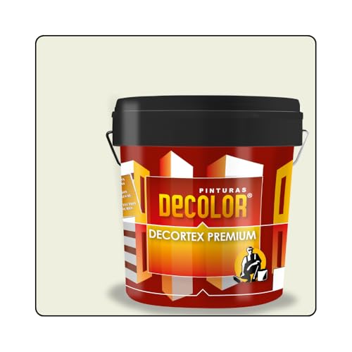 DECORTEX LISO PREMIUM - Pintura revestimiento impermeabilizante para fachadas. (4 litros). PIEDRA DEL SUR.