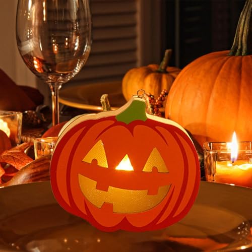 Luzes de Halloween, decoração com luz de abóbora de Halloween - Linda luz noturna de Halloween | Luz