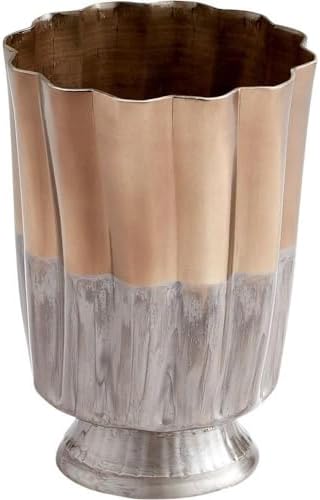 Twin Tones - Vase-9.5 Inches Tall and 6.75 Inches Wide