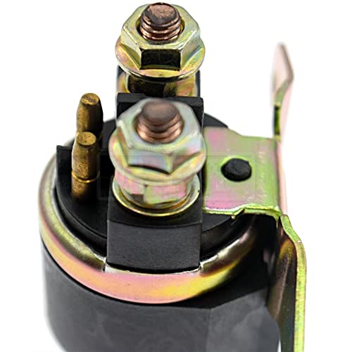 Solenoid Electric Relay Compatible with Suzuki LS650 Boulevard S40 2005 2006 2007 2008 2009 2010 2011 2012 12V Starter Solenoid Lgnition Key Switch Starting Relay