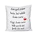 bubbleshirt Cuscino Idea Regalo per Gli Innamorati con Quel Primo Bacio Hai Rubato Il Mio Cuore.