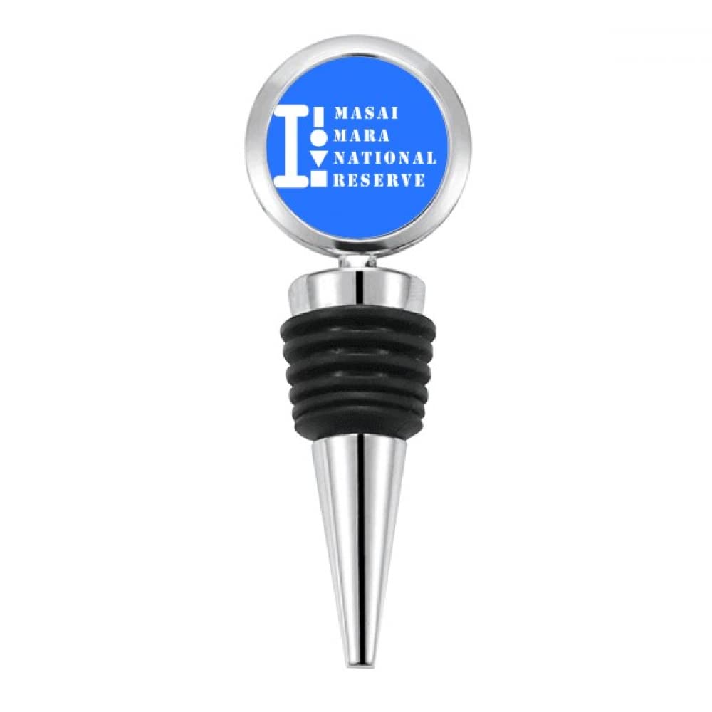 no/no Masai Mara National Reserve Bottle Stopper Stainless Steel Rubber Reusable