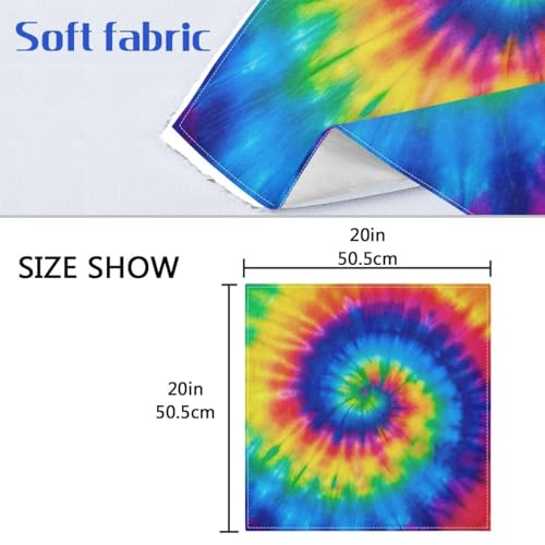 Servilletas de Tela Tie Dye Qilmy Set de 4 miniatura 7