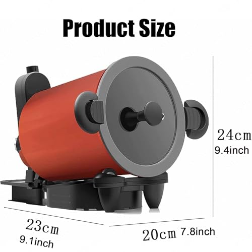 Kommerzielle automatische Kochmaschine mit 360 ° drehbarem Heiztopf und Ölkasten im Schubladen-Stil, perfekt für den Heimgebrauch und gleichmäßiges Heizen, ideal für kleine Familien