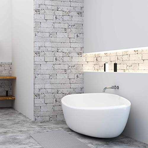 Relaxdays Soft Foam Bath Mat, Bathroom Rug, Non-Slip, Sauna Mat, WD: 120x70cm, Cuttable, Grey