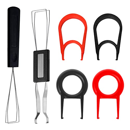 Helweet Extracteur de Clavier, Extracteurs de Touches avec, Extracteur De Touche De Clavier, Retirer Les Touches de Clavier Mécanique, Extracteur de Clavier Universel pour Divers Claviers, 5 Pcs