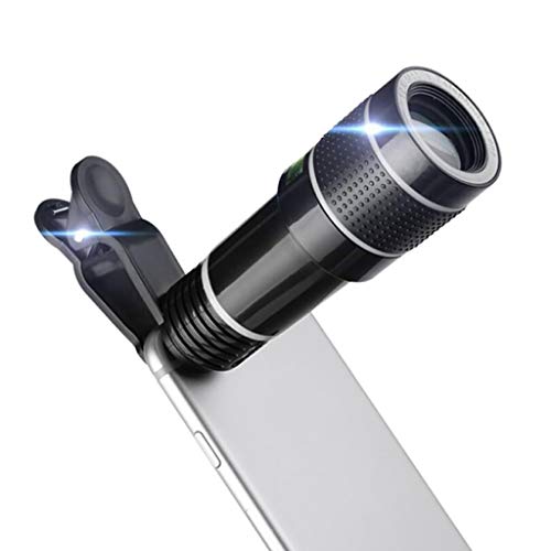 Kit de lentes para celular Almencla, telescópios monoculares, design de encaixe, com suporte de trip