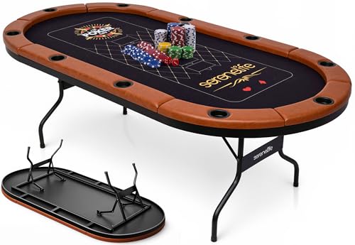SereneLife 7ft Poker Table