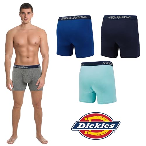 Dickies Mens Underwear Pack of 4 Boxer Briefs, Cotton Stretch Boxers for Men2